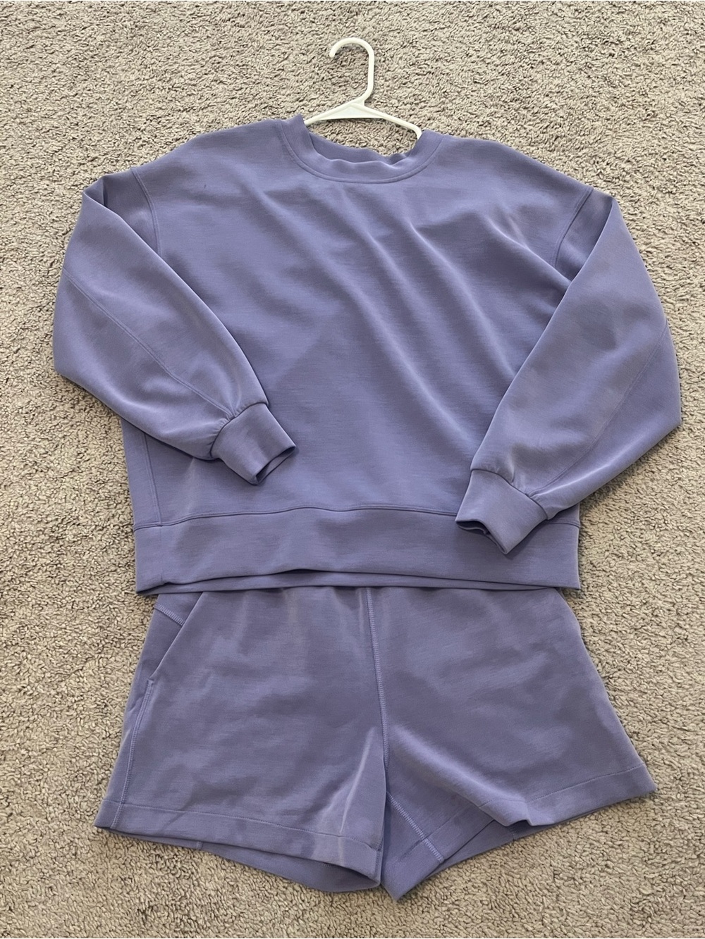 Lululemon Softstreme Set Dark Lavender Sz 6